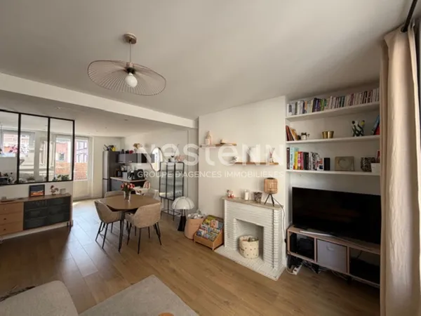 Appartement rouen plaise de justice 3 chambres terrasse balcon cave cuisine ouverte centre ville his