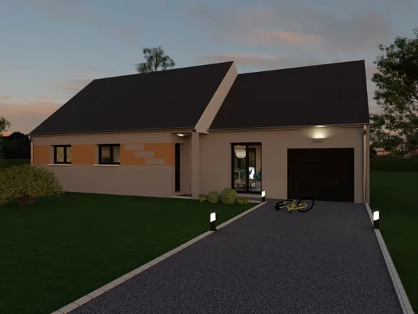 Terrain + maison 99 m²