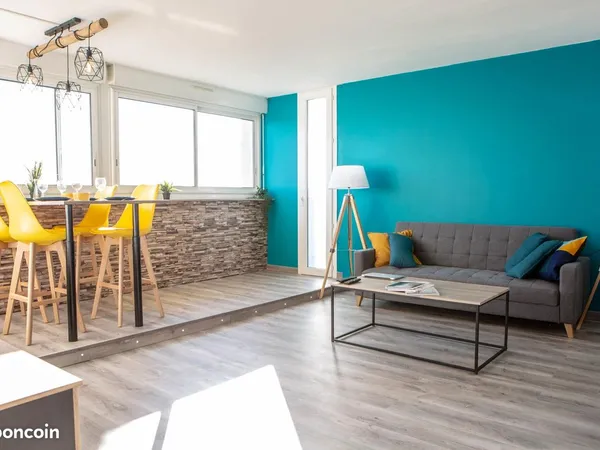Chambre en colocation Mérignac centre, sans frais d'agence, vue du 15e