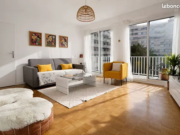 Appartement meublé 64m² - Terrasse - 2 chambres - Puteaux / Quartier Boieldieu - La Défense