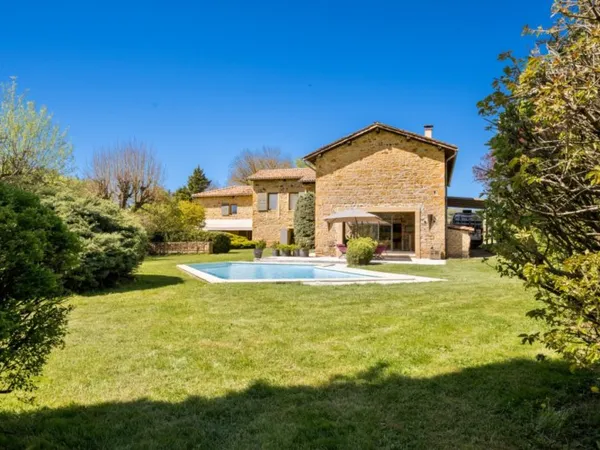 NORD LYON, BEAUJOLAIS PIERRES DOREES, PROPRIETE XIXème, 260 M² H
