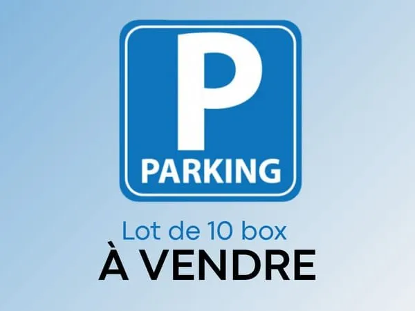 À VENDRE LOT DE 10 BOX GARAGES BRUGES