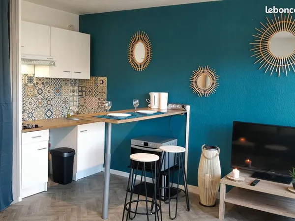 Studio 21 m² avec Balcon, Parking & Cave - Ambilly (Proche Genève) - Forte rentabilité LMNP