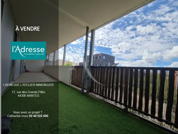 Appartement Nantes 68m2 avec terrasse