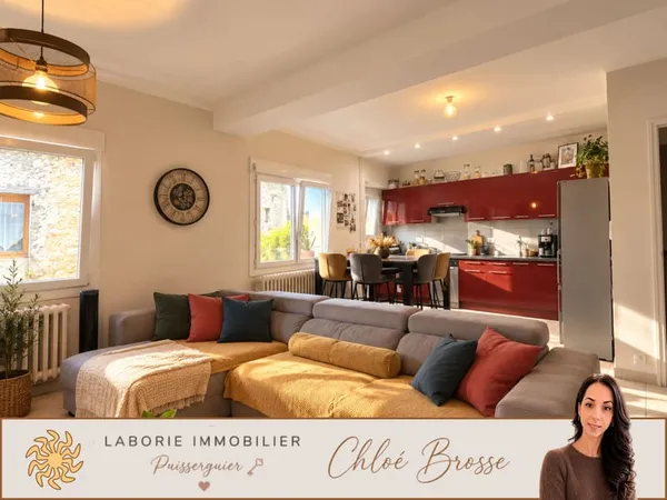 A VENDRE - MAISON DE VILLAGE T4 RENOVEE AVEC GARAGE