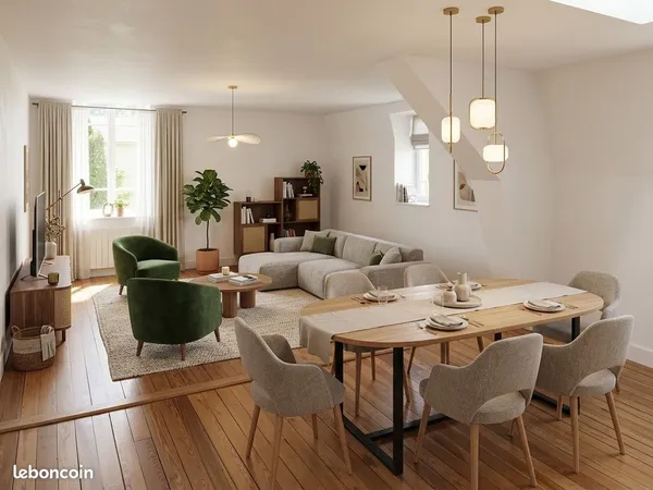 Appartement de 106 m2 avec beaucoup de charme