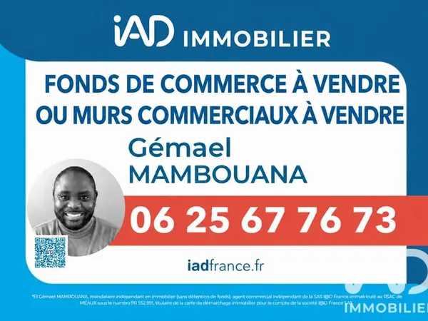 Fonds de commerce 1 pièce 300 m²