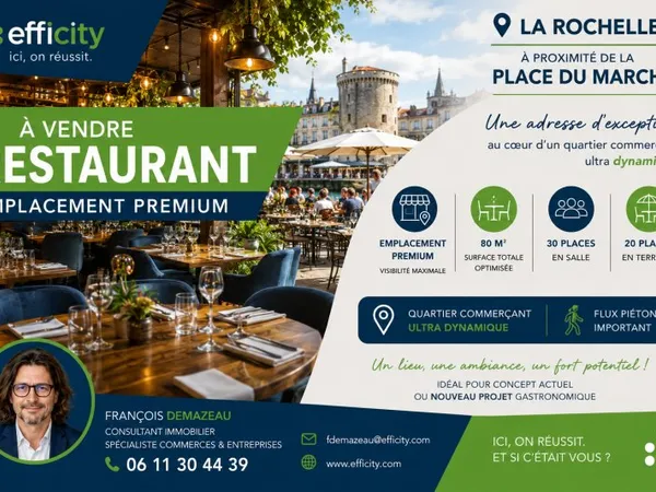 Fonds de commerce 80 m²