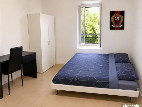 Chambre privée - Nice Centre proche gare SNCF - Éligible APL