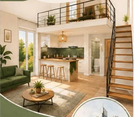 Appartement 3 pièces 51 m²