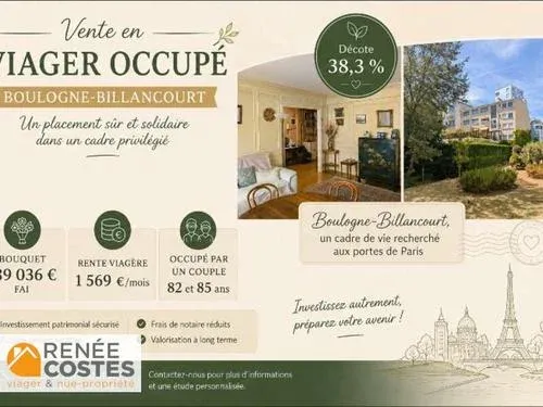 Viager 4 pièces 76 m²