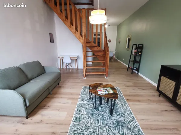 Duplex meublé 53 m² - Bail mobilité / longue durée - Tout inclus
