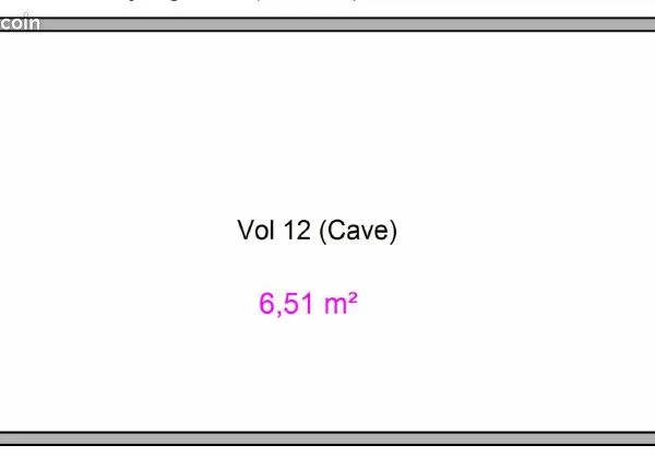 Cave 6,5 m² très sécurisée - 4 accès protégés - éclairage automatique