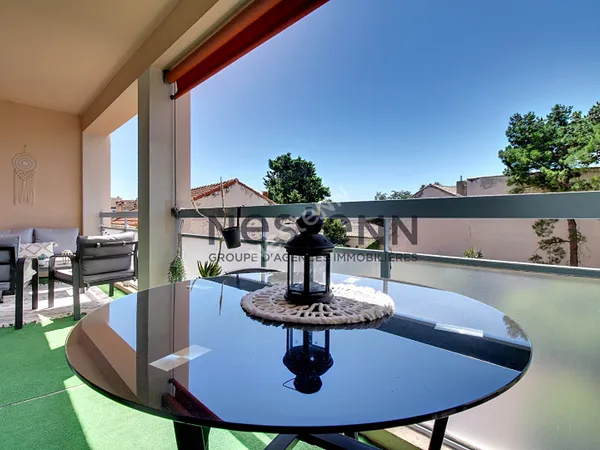 Appartement T4 de 83 m² avec terrasse plein sud, résidence sécurisée avec concierge à Marignane