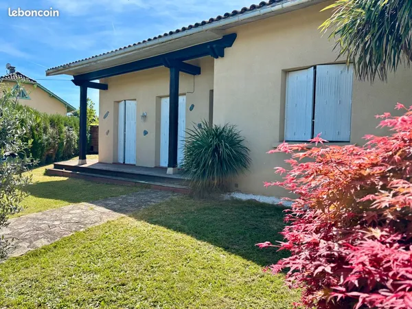 Maison plain-pied 100 m² - Jardin 600 m² - Juillan centre