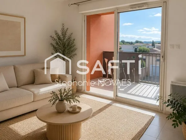 Appartement T2 de 40 m² avec Loggia et parkink - Résidence sécurisée