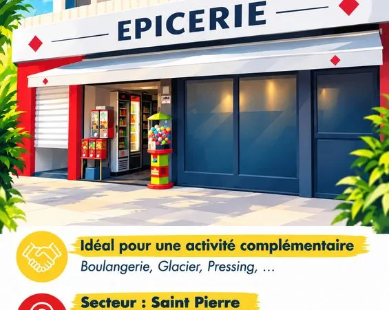 Local commercial à partager 74m2 attenant à une épicerie