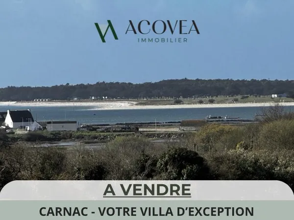 Carnac : Demeure d'exception avec vue sur baie