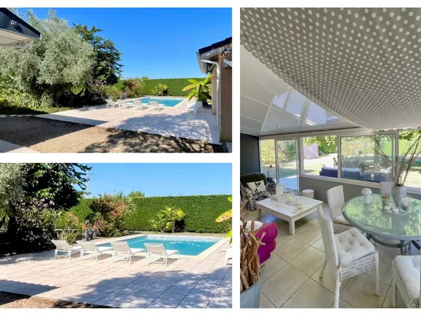 Vends maison plain-pied 167m2 avec piscine - Terrain 2000m2 sans vis à vis