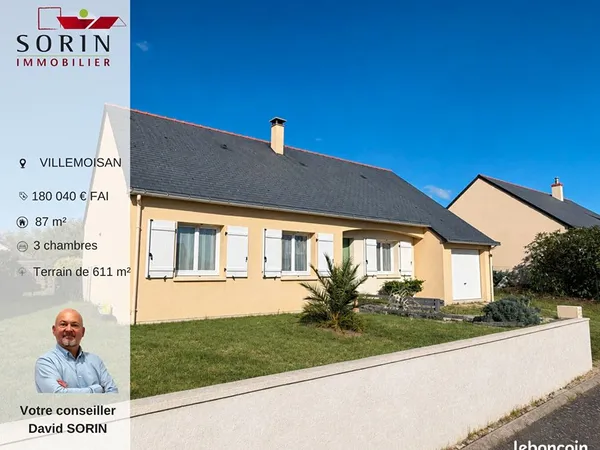 Pavillon 4 pièces 87 m²