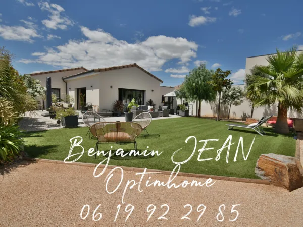 Villa lumineuse avec jardin d'exception - Lespignan