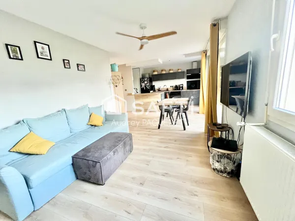 Appartement T3 de 65m2 avec Terrasse, cave et parking