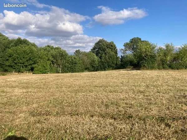 MOYRAZES grand terrain viabilisé de 2761m²- Entrée de bourg