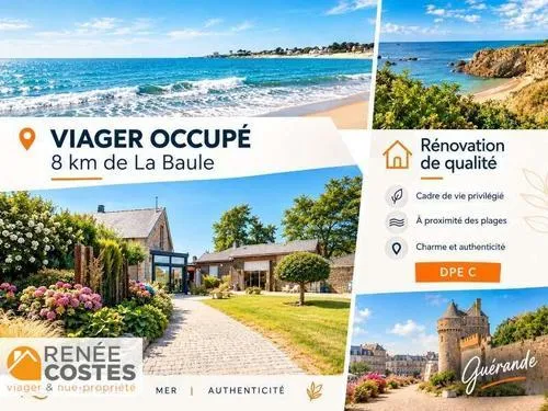 Viager occupé - F83 ans - LA BAULE (44500)