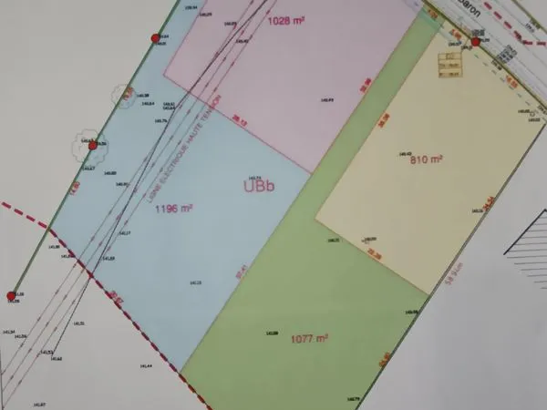 Terrain 1200m2 constructible