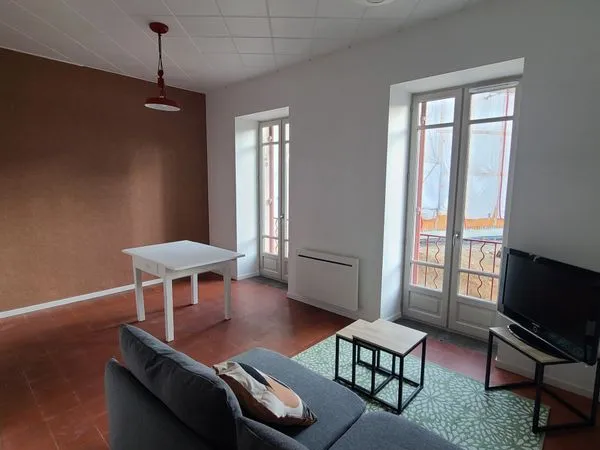 Grand T2 meublé avec cuisine séparée