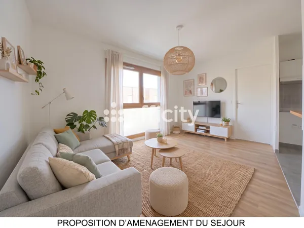 Appartement 2 pièces 36 m²