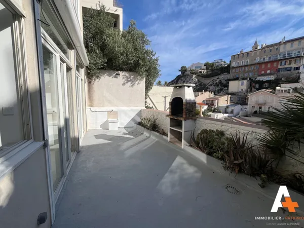 Location Vallon des Auffes : Type 3 non meublé 75m2 avec terrasse de 28m2