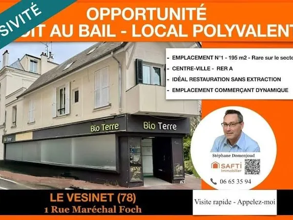 Local 7 pièces 195 m²