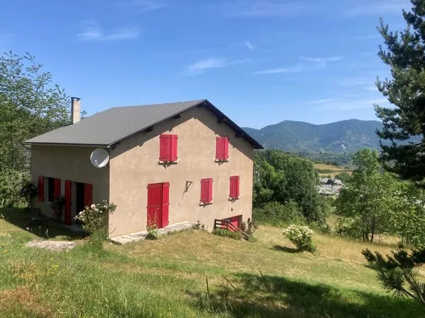 secteur Mijanes, maison indépendante sur terrain avec vue pa
