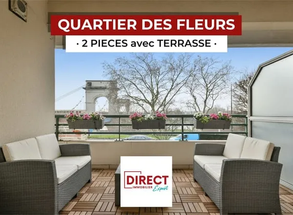 QUATIER DES FLEUR : APPARTEMENT 2P + CAVE