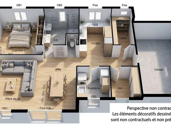 Maison 3 pièces 115 m²