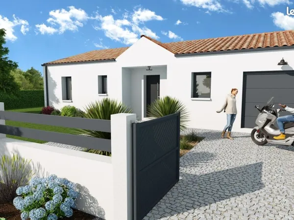 Projet de construction d'une maison 100 m² avec terrain à SAINT-VAIZE (17)