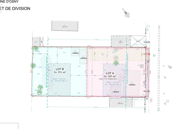 Terrain 251 m²