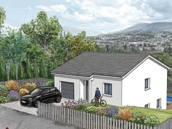Projet de construction d'une maison 122 m² avec terrain à PERREX (01)