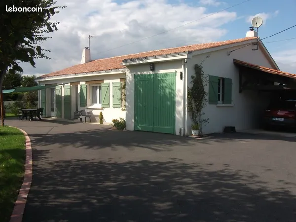 Maison de plain pied 118m2 avec jardin