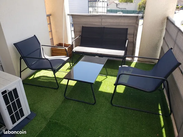 Location appartement T3 meublé tres lumineux de 70 m²