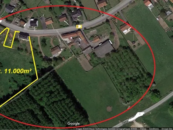 TERRAIN A LOTIR - 1 HECTARE - Zone UD