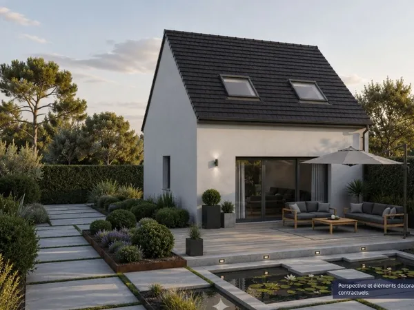 Maison 2 pièces 57 m²