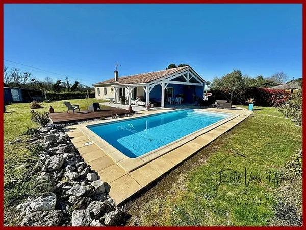 Contemporaine plain-pied 3 chambres