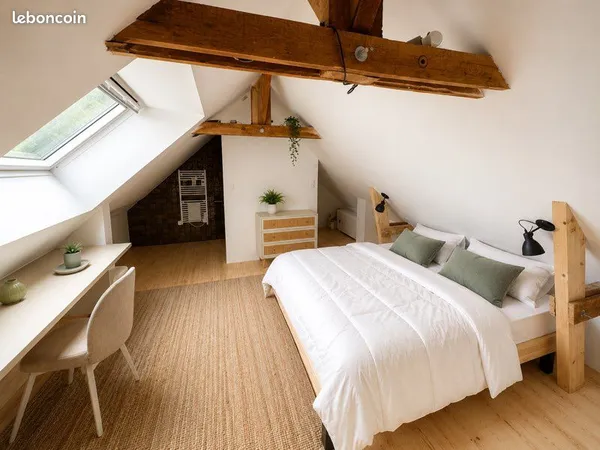 Chambre d'appartement centre Dinan
