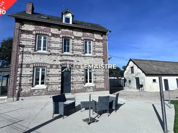 Maison à vendre - Proche Bréauté - 142 m² - 3 chambres - Terrain 2000 m² - Parcelle constructible