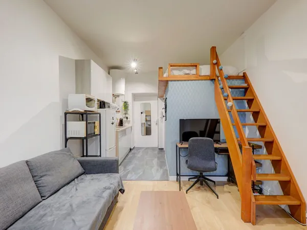 Studio 2 pièces 18 m²