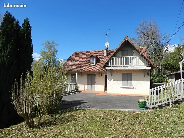 Jurançon Maison 4 chambres + bureau de 140 m² + sous-sol