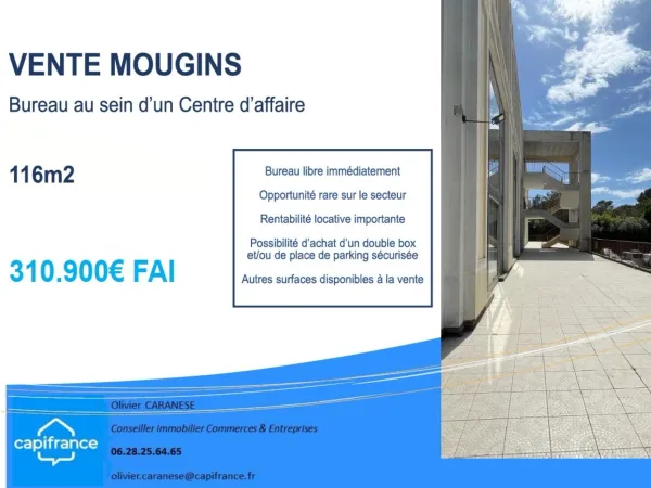 Bureau 1 pièce 56 m²