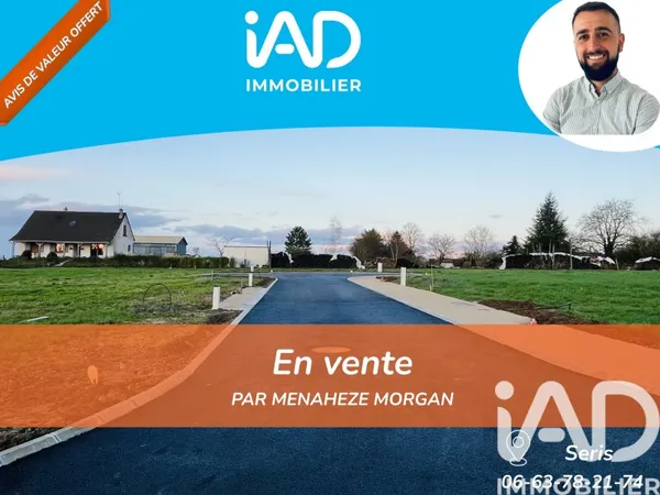 Terrain 630 m²